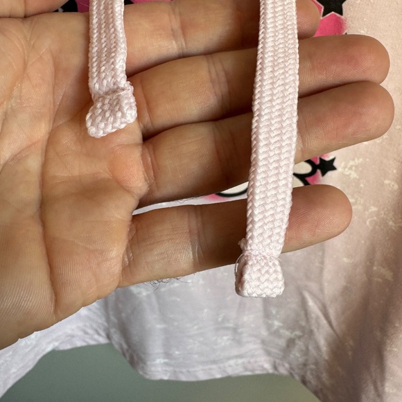 The Beatles Graphic Print Women's Sleeveless Hoodie Pink Medium Drawstring 60s - Picture 2 of 12